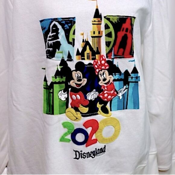 🔥🔥 DisneyParks Disneyland 2020 Hoodie Sweatshirt Jumper Zip-up jacket Size 1X - Picture 9 of 13